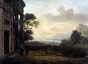 Claude Lorrain Landscape with Abraham Expelling Hagar (mk17) oil on canvas